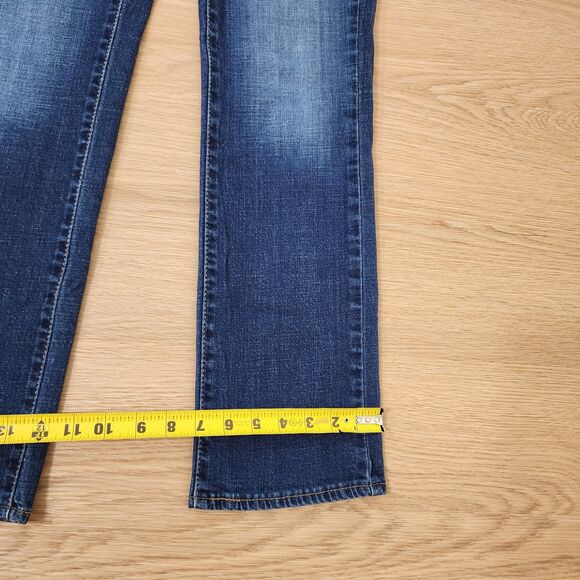 Levis 529 Jeans Womens 27x32 Curvy Bootcut Denim Blue Straight Leg Rockstar Pant - Picture 9 of 14